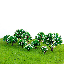 Modèle Arbre,Railroad Scenery,arbres de modèle avec la fleur blanche pas cher