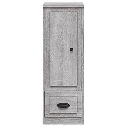 Acheter vidaXL Buffet haut sonoma gris 36x35,5x103,5 cm bois d'ingénierie