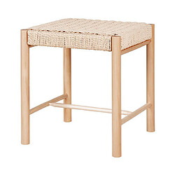 Mes Tabouret 42x42x46,5 cm en bois et assise en corde