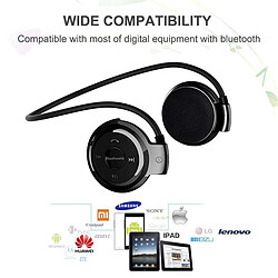 Avis GUPBOO MINI503 Sport Sans Fil Bluetooth Casque Stéréo Lecteur MP3 Casque Casque Micro SD Card Slot FM Radio Mic