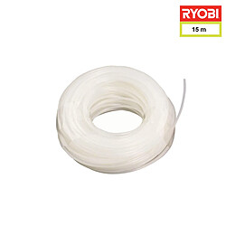 Bobine fil rond RYOBI 15m diamètre 2mm blanc universel RAC102