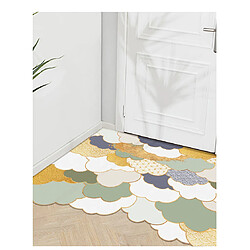 LUUCOZK Tapis de porte avant antidérapant pour entrée intérieure – Motif 3 horizontal-120x160cm