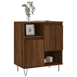 Avis Maison Chic Buffet,Meuble de Rangement,commode pour salon,Cuisine Chêne marron 60x35x70 cm Bois d'ingénierie -MN47368