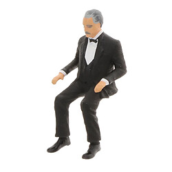 1/64 Personnes Figure Modèle Sculpture Mini Mise En Page Scène Décor Chaise Disposition du bâtiment de la rue Mini Figure People 1:64