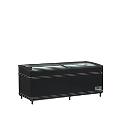 Réfrigérateur congélateur de supermarché noir SFI185B HC-CF VS - Tefcold