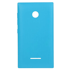 Wewoo Coque arrière bleu pour Microsoft Lumia 435 pièce détachée remplacement de la couverture arrière de la batterie