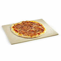 Barbecook Plaque Pizza rectangulaire pour Barbecue Gaz, pour Siesta, Argile réfractaire, 43 x 35 cm