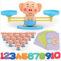 Universal Jouets pédagogiques pour enfants, jeux de maths, soldes électroniques, cadeaux de Noël, cadeaux d'anniversaire - (cochon)