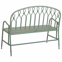 Banc Alexandra House Living Vert Métal 56 x 98 x 118 cm pas cher