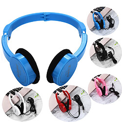 GUPBOO Casque stéréo Hi-Fi avec microphones Kubite, casque filaire pour enfants, casque stéréo pliable pour téléphone #g 