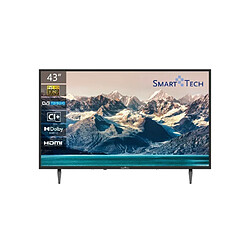 Smart Tech Full HD LED TV 43 pouces (108cm) 43FN10T2 Triple Tuner Dolby Audio H.265 HDMI USB