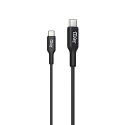 Jaym Câble de Charge et Synchronisation de donnée USB-C Vers USB-C PD 3.0 3A 1M Noir 