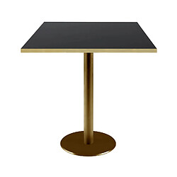 Restootab Table 70x70cm Rome bistrot noire