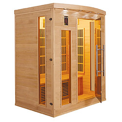 Poolstar France Sauna Apollon Infrarouge quartz 3 places