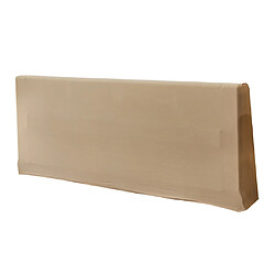 Housse de protection de tête de lit 180cm Beige anti-poussière