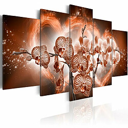 Paris Prix Tableau Imprimé Love Orchids 50 x 100 cm