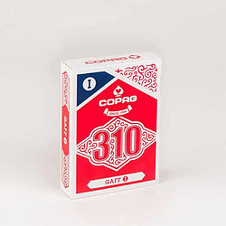 COPAG 310 Slimeline ""GAFF I"" - Jeu Truqué - jeu de 56 cartes toilées plastifiées - format poker - 2 index standards