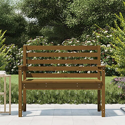 Avis Maison Chic Banc de jardin | Banquette de jardin | Chaise Relax marron miel 109x48x91,5 cm bois de pin massif -MN91539