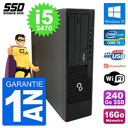 PC Fujitsu Esprimo E910 DT Intel Core i5-3470 RAM 16Go SSD 240Go Windows 10 Wifi · Occasion 