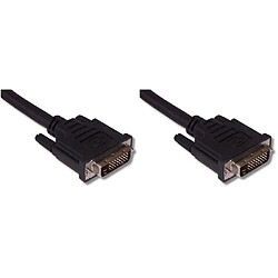 Rue du Commerce Cable vidéo DVI-D Dual Link mâle / DVI-D Dual Link mâle - 2m - RUEDUCOMMERCE-VHD10D