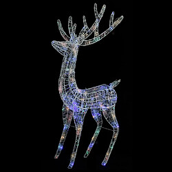 Acheter vidaXL Renne de Noël XXL Acrylique 250 LED 180 cm Coloré