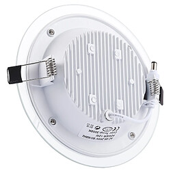 Avis Wewoo Lampe ronde en verre de voyant de lumière blanche de 12W avec le conducteur de LED, flux lumineux: 960LM, CA 85-265V, taille de découpe: 12.5cm