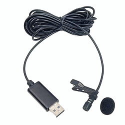 Acheter Micro omnidirectionnel à pince à revers USB pour ordinateur portable, PC, téléphone portable, parfait pour le Podcasting, les jeux, l'enregistrement,