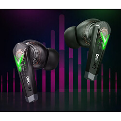 Universal Casque de jeu Casque sans fil Bluetooth 5.0 Casque sport étanche dans l'oreille faible latence/IOS | Casque Bluetooth (noir)