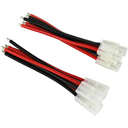 3 Paires Tamiya Plug Mâle Femelle Câble Adaptateur Connecteur 14awg 10cm pour RC Voiture Lipo 