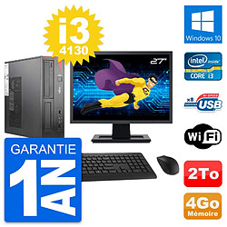 PC Fujitsu E520 DT Ecran 27" Intel i3-4130 RAM 4Go Disque 2To Windows 10 Wifi - Occasion