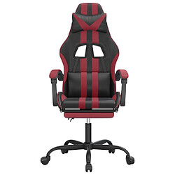 Avis Maison Chic Chaise de jeu, Chaise gaming avec repose-pied, Fauteuil gamer,Chaise de Bureau Noir/rouge bordeaux Similicuir -GKD28429