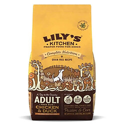 Avis Croquettes Sans Céréales au Poulet Fermier et au Canard pour Chiens - Lily's Kitchen - 7Kg