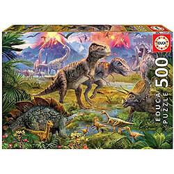 Educa Borras Puzzle de collecte de dinosaures Educa (500 piAces)