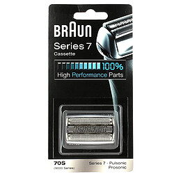 Braun CASSETTE RASOIR ARGENT SERIES 7 CODE 70B CASSETTE RASOIR ARGENT SERIES 7 CODE 70B pour PIECES SOINS CORPORELS PETIT ELECTROMENAGER BRAUN - 81444473