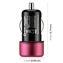 Acheter Wewoo Chargeur XPower X1A rapide universel pour voiture USB de port USB DC12-24V 3.1A Rouge