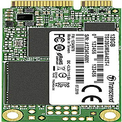 Transcend 128Go mSATA SSD SATA3 3D TLC 128Go mSATA SSD SATA3 3D TLC BiCS4 PE 3K Wide Temp