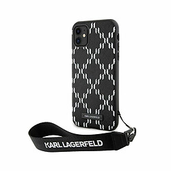 Karl Lagerfeld KLHCN61SAKLMBSK Coque rigide pour iPhone 11 / Xr 6,1`` Noir