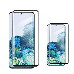 Kit 2 Film en verre trempé 5D Couverture complète Phonecare pour Xiaomi Redmi Note 13 Pro + Plus - Transparent/Noir 