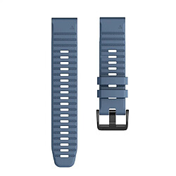 Avis Wewoo Bracelet pour montre connectée Garmin Fenix 6 22mm Silicone Smart Watch de remplacement Cyan