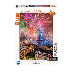 Nathan Puzzle Paris Feu artifice 1500 pcs 