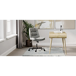 ICONIK INTERIOR Chaise de Bureau Rembourrée - Pivotante - Hera Jaune