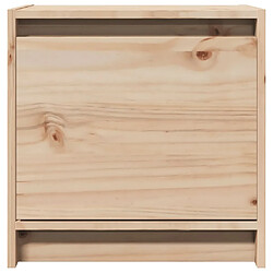 Avis vidaXL Table de chevet 40x30,5x40 cm bois de pin massif