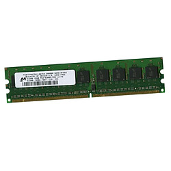 Micron Tech 512Mo RAM Serveur Micron MT9HTF6472AY-667D4 DIMM PC2-5300E ECC 667Mhz 1Rx8 CL5 - Occasion