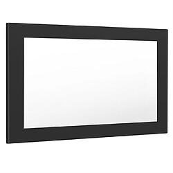 Mpc Miroir Noir Mat (hxlxp): 45 X 89 X 2