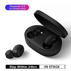 GUPBOO Casque sans fil A6S TWS Casque Bluetooth Casque stéréo antibruit Casque de sport Couplage automatique Casque et