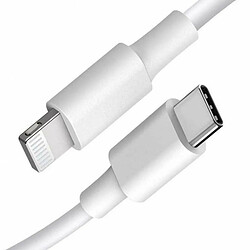 Câble USB-C vers Lightning 3GO C138 Blanc 1 m