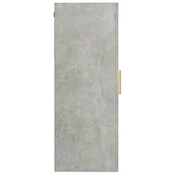 Acheter Maison Chic Armoire murale suspendue,Meuble de Rangement pour salon,cuisine Gris béton 69,5x34x90 cm -MN51788