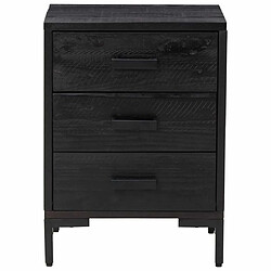 Avis Maison Chic Table de chevet - Table de Nuit Noir 40x30x55 cm Bois de pin massif