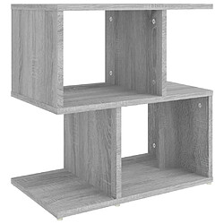 Maison Chic Table de chevet 2pcs - Sonoma gris 50x30x51,5cm Bois d'ingénierie -MN38945 pas cher