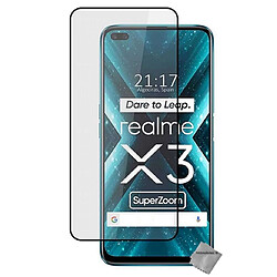 Htdmobiles Film de protection vitre verre trempe incurve integral pour Realme X50 5G / X3 SuperZoom - NOIR